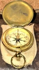 Vintage WW2 Brass US Military Pocket Compass