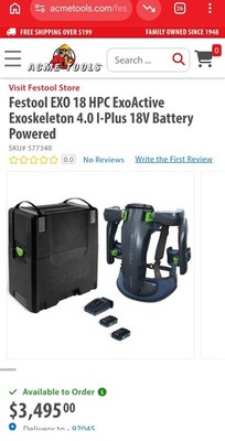 Festool EXO Skeleton Over Head Work Tool