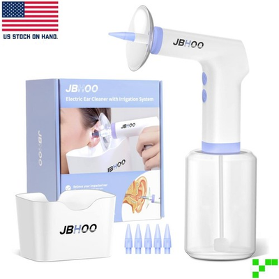 #ad Electric Ear Wax Removal Kit Irrigation Cleaner 4 Pressure USB Rechargeable NEW $24.95
