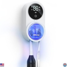 Toothbrush Cleaner  Holder, LED Smart Screen, Rechargeable Wall Mount, Air