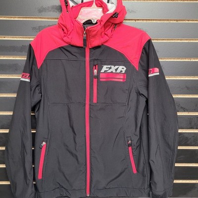 Men's FXR Racing Black/Red Renegade Softshell Jacket Size MEDIUM 