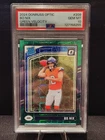 New Listing2024 Donruss Optic - Rated Rookie Bo Nix #209 Green Velocity Prizm (RC) PSA 10