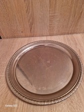 Versilbertes Serviertablett 30cm mit Gravur