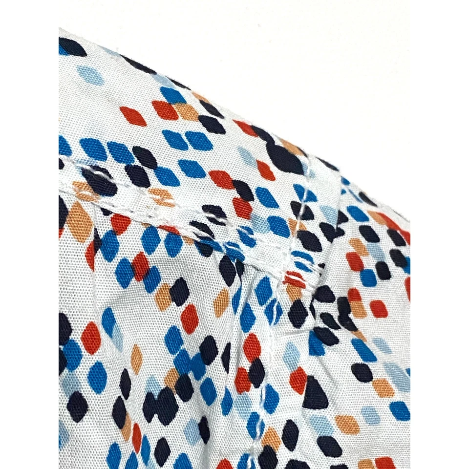 INC Colorful Geometric Button Shirt Mens XXL NWT Preppy Vacation Resort Loud - Image 4 of 4