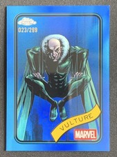 Vulture 2025 Topps Chrome Marvel Blue Refractor /299 #5