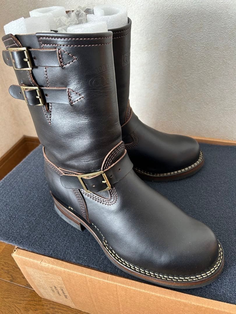 100 Year Wesco Boss Black Mens Style Work Boots US Size 8.5EE Unused image 7