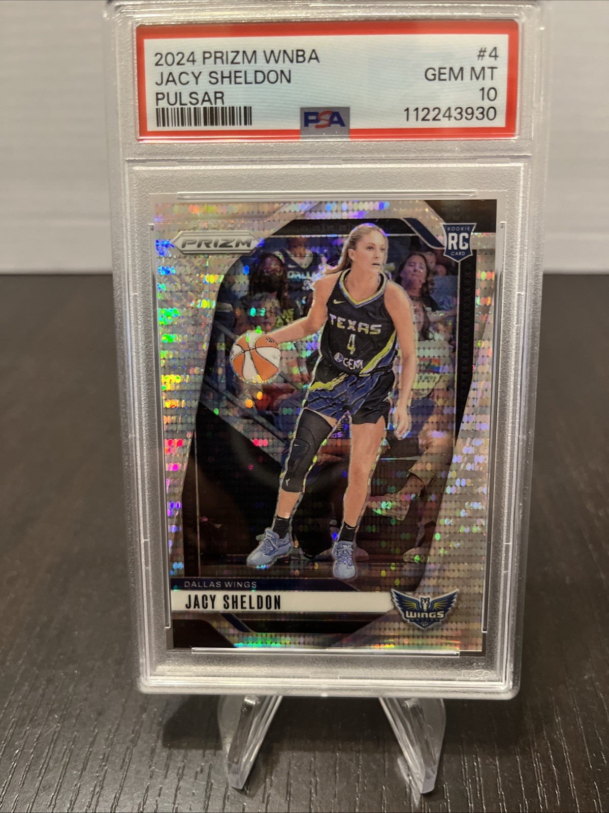 2024 Panini Prizm WNBA - Jacy Sheldon #4 Pulsar Prizm /499 (RC)