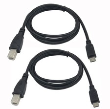 Micro USB to Printer Cable, 2PCS 5pin Male Type B Data and...