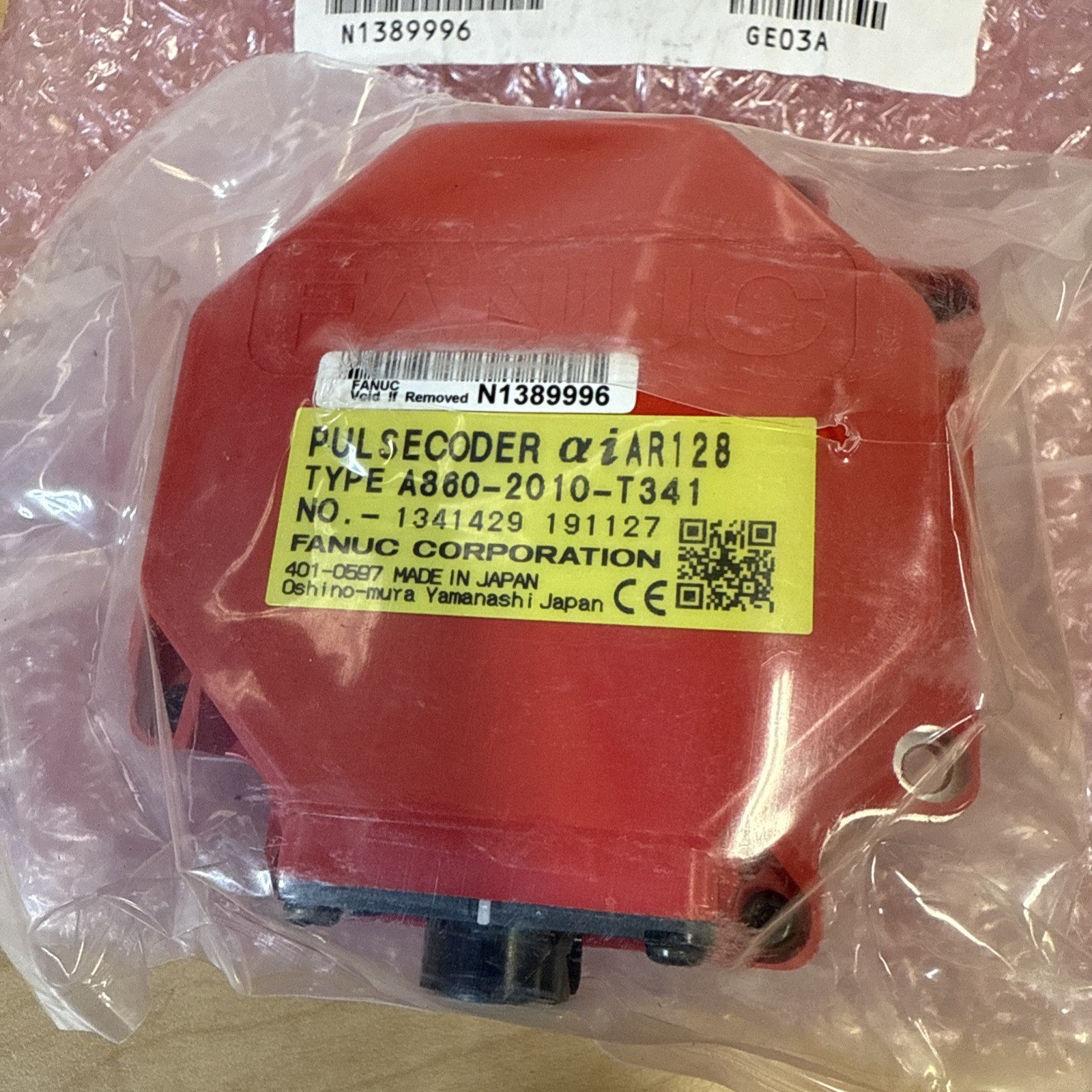 NEW! FANUC A860-2010-T341 Pulse Coder AIAR128 Rotary Encoder - Sealed!
