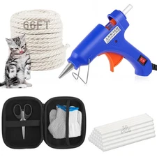 Sisal Rope for Cat Scratcher Set 66 ft 4 mm Cat Rope for Cat Post Replacement...