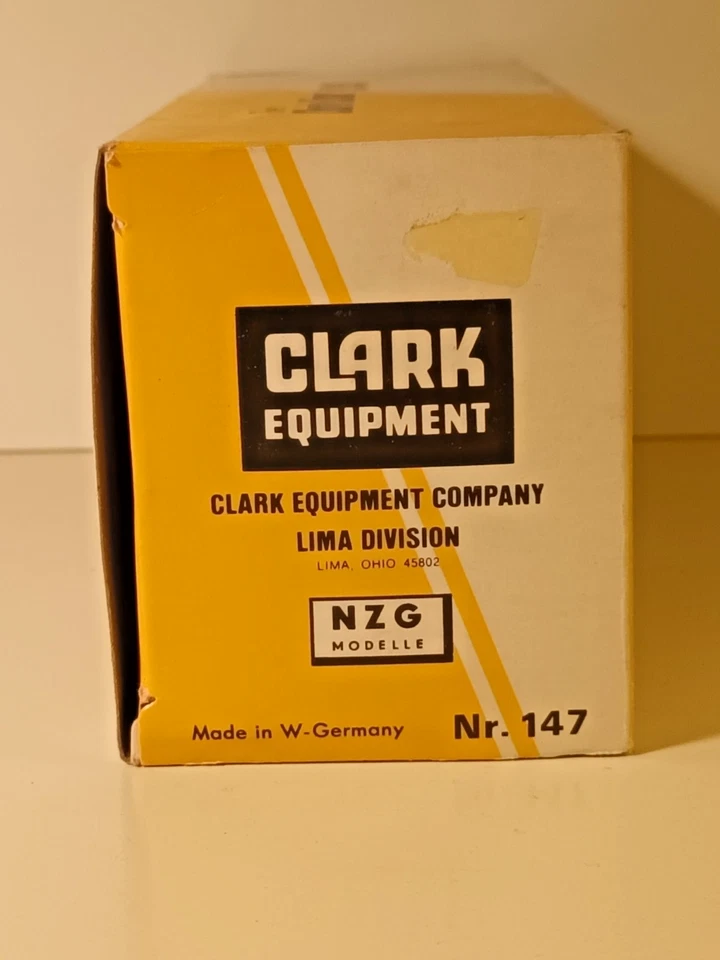 CLARK LIMA 2505 - Escavatore cingolato - NZG #147 con scatola - 1/50 - anni '70 - Immagine 2 di 4