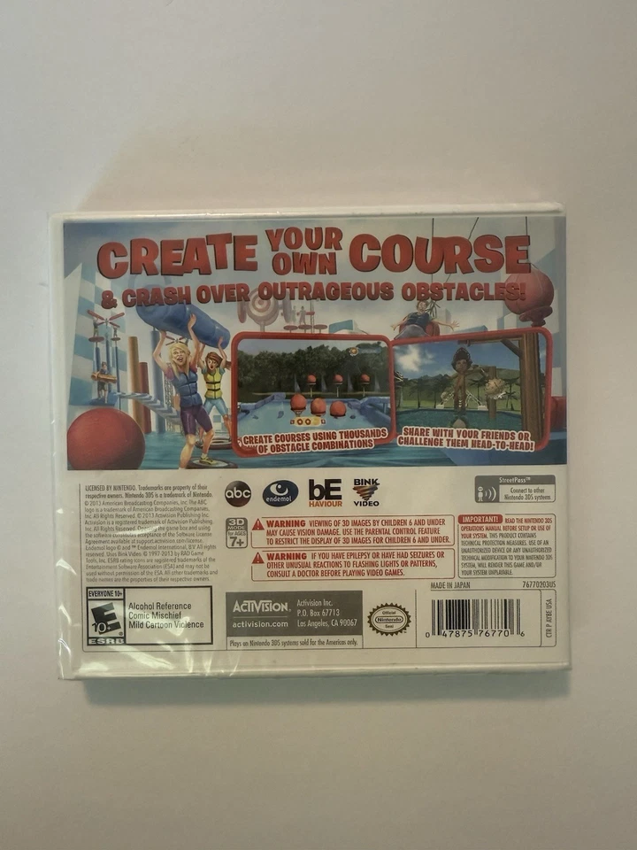 WIPEOUT CREATE & CRASH NINTENDO 3DS NEW SEALED Wipeout 2 & 3  3 Game Lot Sealed - Image 3 of 4