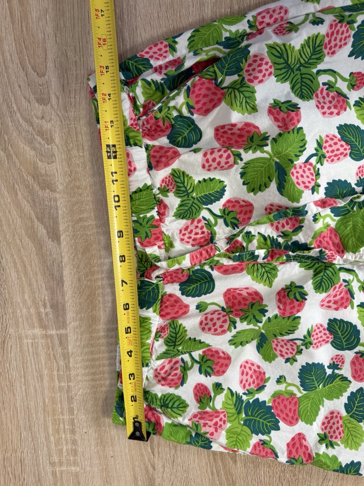 Printfresh Strawberry Fields 3pc pajama set Sz S … - image 5