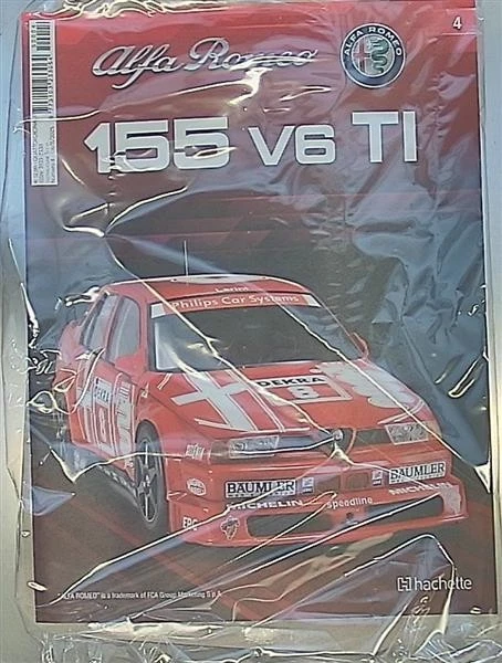 COSTRUISCI ALFA ROMEO 155 V6 TI SCALA 1:8 -4' USCITA EDICOLA HACHETTE - Immagine 2 di 2