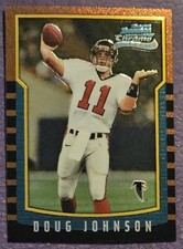 2000 Bowman Chrome #231 Doug Johnson Rookie Football card Atlanta Falcons!. rookie card picture