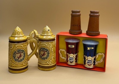 Three Unique Sets of Vintage Virginia Souvenir Salt & Pepper Shakers