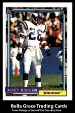 1992 Topps Audray McMillian #152 Minnesota Vikings NFL Football
