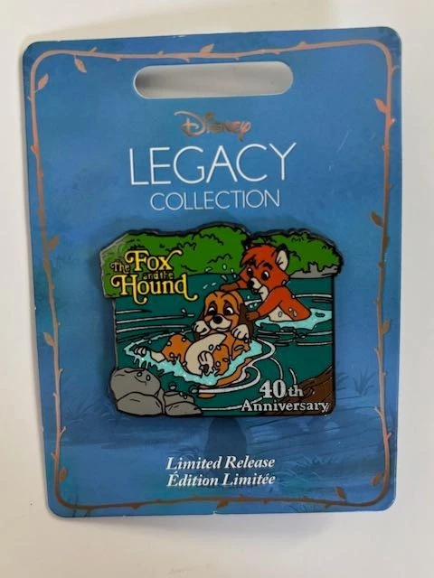 Disney Fox and the Hound 40th Anniversary Legacy Collection Pin Tod & Copper LE