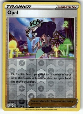 Opal 158/185 SWSH04: Vivid Voltage LP Pokemon Card TCG