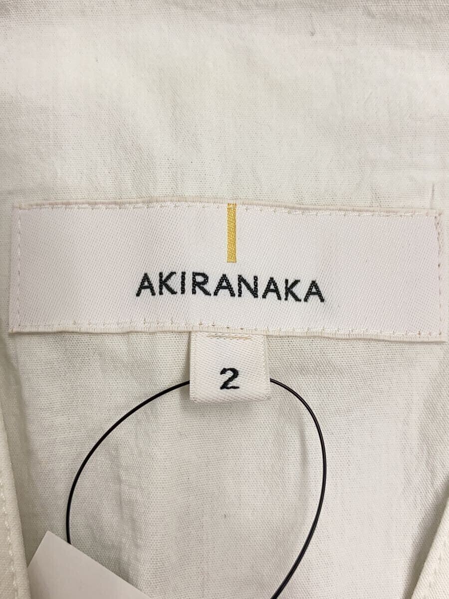 AKIRA NAKA◆Ivette curve label PO WH シャツ/ノースリーブブラウス/AS2354-WH// AKIRA NAKA Other Ivette Curve Label PO WH Shirt Sleeveless