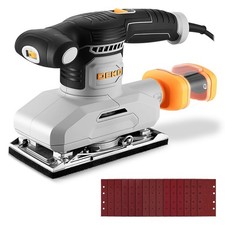 2.2 Amp 1/3 Sheet Palm Sander for Woodworking, Variable Speed up to 26,000...