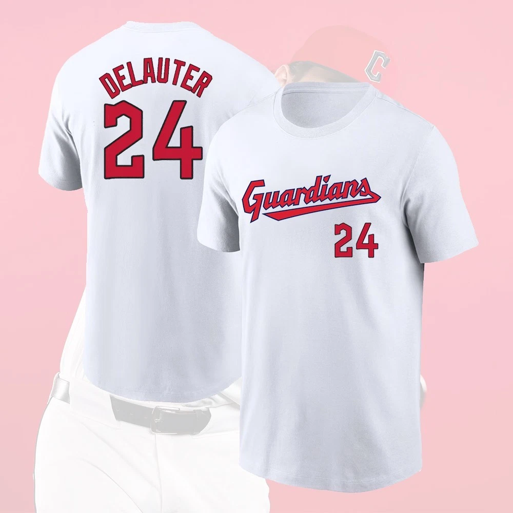 Chase DeLauter #24 Cleveland Guardians Name &Number Player Unisex Fans Gift