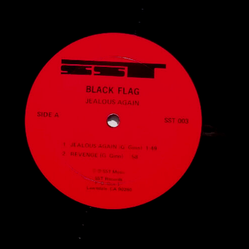 BLACK FLAG Jealous Again EP SST盤 BLACK FLAG - Jealous Again - Vinyl LP 1980 SST Records 003 Punk