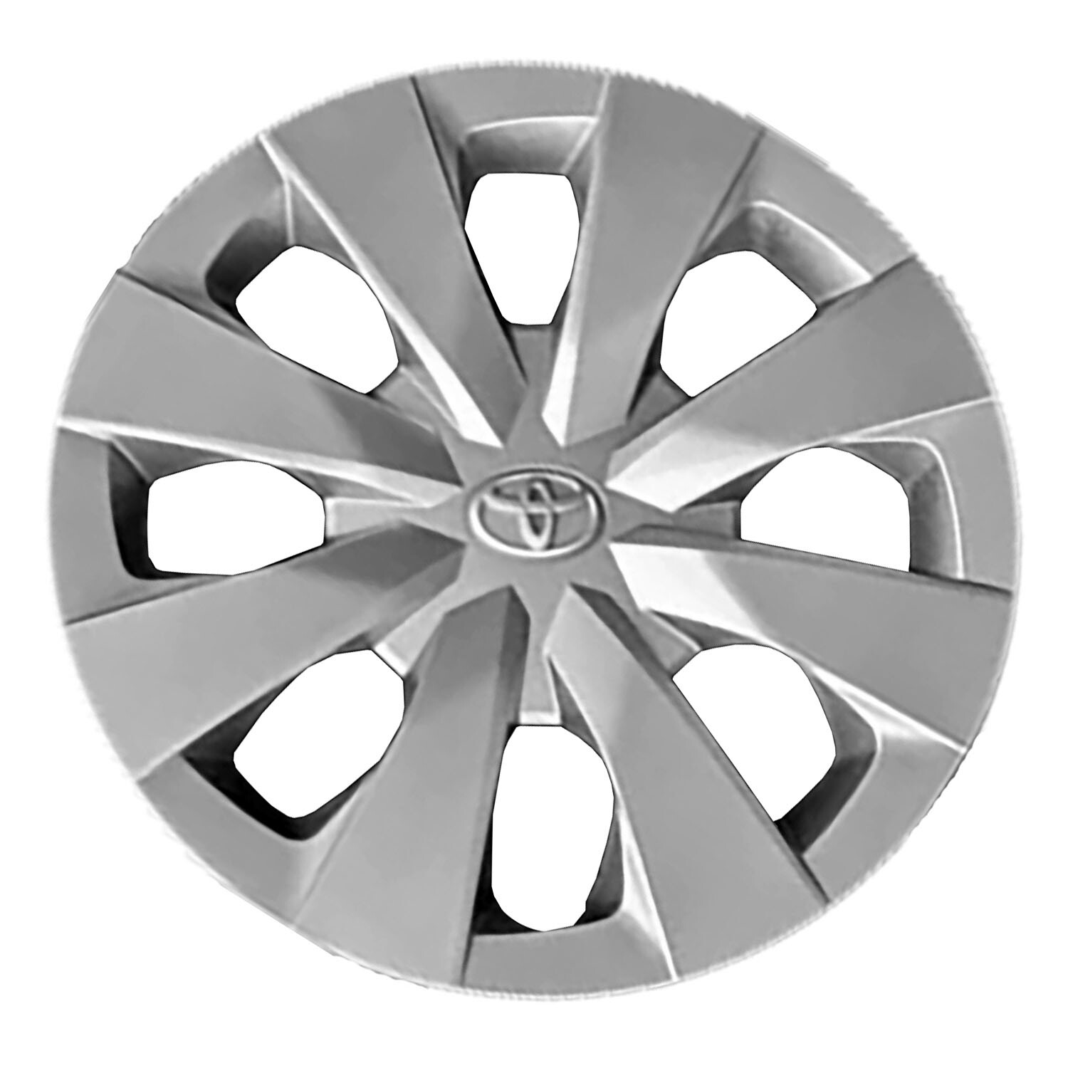 Housse de roue argentée OE 15 pouces pour berline Toyota Corolla 2020