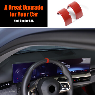 Sport Red ABS Steering Wheel Alignment Mark Trim For BMW 5 Series G60 2024+ US