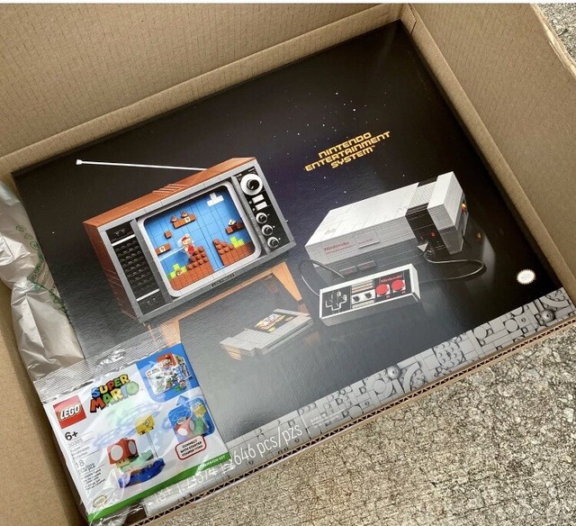 lego super mario nintendo entertainment system set