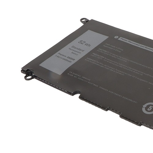 7.6V 52Wh DXGH8 Laptop Battery Replacement For XPS 13 9370 9380 2019 REL