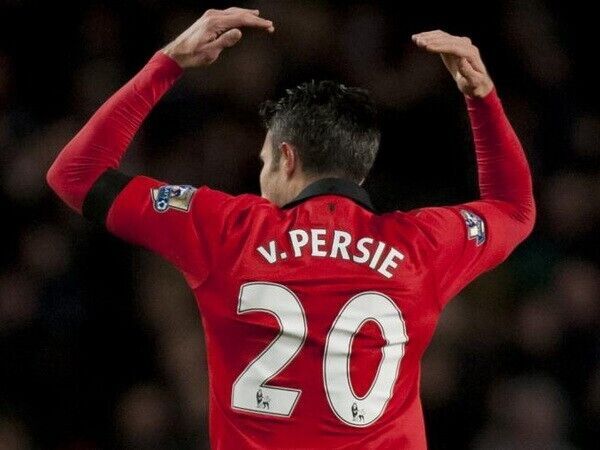 Maillot Manchester United 2013/2014 Van Persie Taille S - Extérieur - Occasion Très Bon état