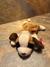 TY Beanie Baby BERNIE St. Bernard Dog 1996 Plush Stuffed Vintage