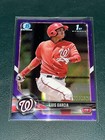 2018 Bowman Chrome Luis Garcia PURPLE /250