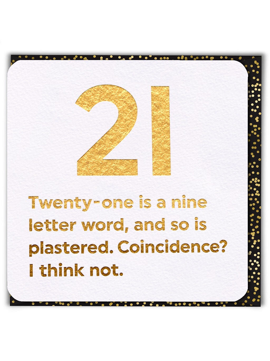 21st Birthday Age Card Funny Comedy Humour Novelty Cheeky Amusing Witty Joke