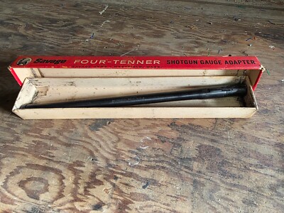 Vtg SAVAGE FOUR-TENNER Shotgun Gauge ADAPTER 20g to .410g in Original Box - USA