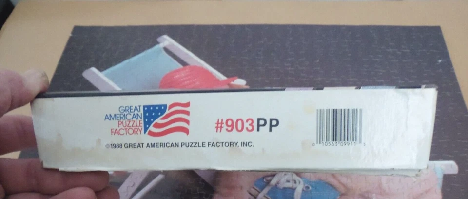 "Yuppie Puppie" #903 Great American Jigsaw Puzzle w/Box VTG '88 USA "Shar pei" - Image 3 of 4