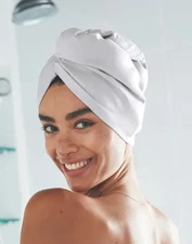 Dock & Bay Quick Dry Hair Wrap Towel Himalayan Grey – 100% Recycled – NEW