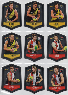 2018 AFL FOOTY STARS DIE-CUT CARDS - PICK FROM BULK MENU LOT & COMPLETE YOUR SET