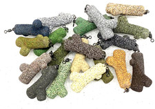 2 oz BRANCH STICK LEAD WEIGHTS many colours textured smooth Carp fishing tackle