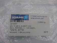 SCHUNK MV15-3/2 0314407 24V NSMP fedex or DHL