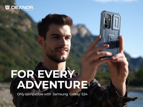 Dexnor Full Body Case for Samsung Galaxy S24 Heavy Duty Shockproof Rugged Cover - Picture 48 of 84