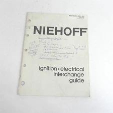 VINTAGE CE NIEHOFF FORM 1300 IGNITION AND ELECTRICAL INTERCHANGE GUIDE CATALOG