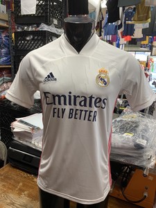 Adidas Real Madrid Home Jersey Aeroready 20/21 White Pink Size Man Small  Only 191980625748 | eBay