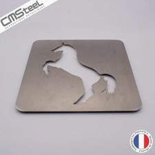 Dessous de Plat Cheval Cabré en Inox
