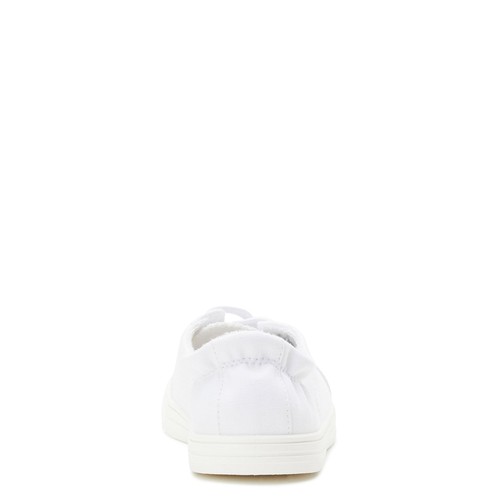 Wonder Nation Toddler Girls Canvas Bump Toe Sneakers White Size (10) - Picture 2 of 2