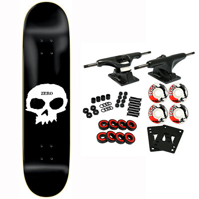 ZERO Skateboard Complete SINGLE SKULL 7.75''