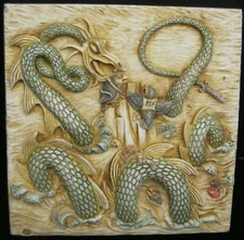 PICTURESQUE TILE FIGURINES HARMONY KINGDOM NOAH'S PARK NESSIE'S NOOK NUMBERED 47