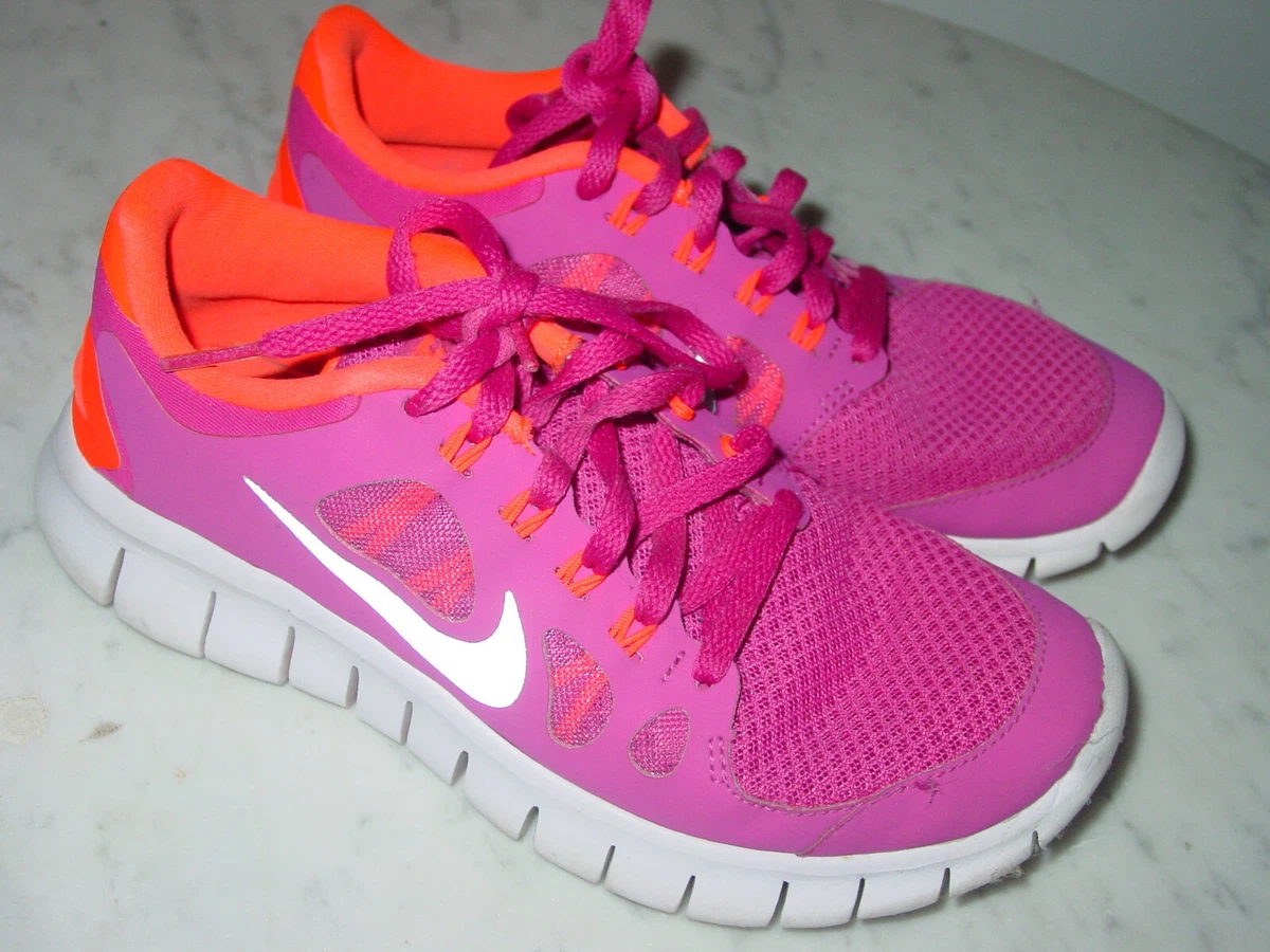 Pink nike free 5.0 sale