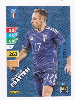 Adrenalyn Panini Esselunga 2024 Blue Card No. 92 Star Frattesi